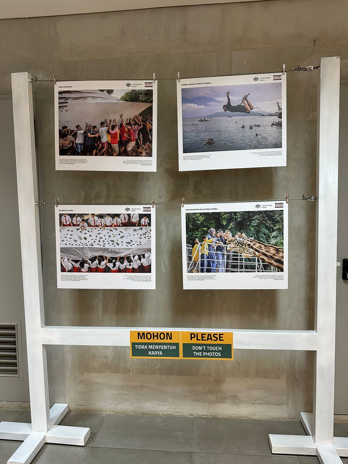 Photo Exhibition Kedutaan Besar Australia "Bangkit Dari Pandemi"